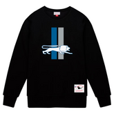 Mitchell & Ness Black Detroit Lions Basic Fleece Pullover Sweatshirt
